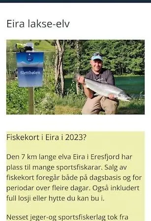 Staburet Eresfjord Bat Leies Prázdninový dům Overas